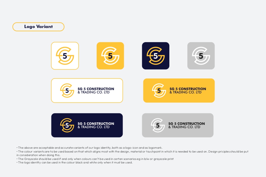 SG5 Construction Brand Page 9